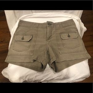 Green Cargo Shorts